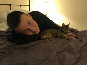 We feel so lucky Angel's Wish Volunteer, Max, adopted us!